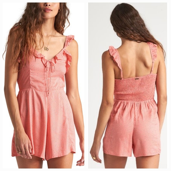 Billabong Flirty Free Jumpsuit Large/14 - Picture 4 of 16